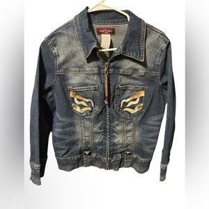 Y2K Baby PHAT denim jacket sz L